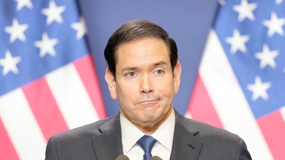 Der Iran versucht laut US-Außenminister Rubio, Interkontinentalraketen zu entwickeln. (Archivbild) Foto: Alex Brandon/Pool AP/AP/dpa