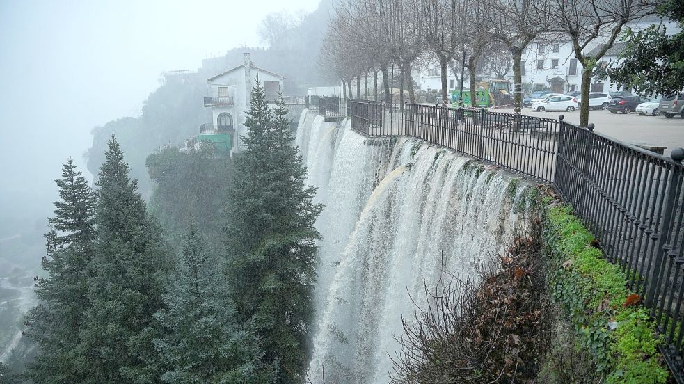 Im spanischen Andalusien ordneten die Behörden Anfang Februar die Evakuierung der gesamten Kleinstadt Grazalema an. (Archivbild) Foto: Joaquín Corchero/EUROPA PRESS/d