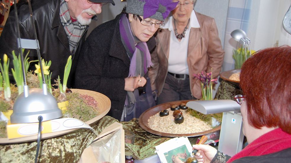 Der Ostereiermarkt in Walle hat schon eine lange Tradition. An diesem Wochenende locken wieder viele Aussteller ins Brakhuis in Walle. Foto: Carmen Leonhard/Archiv