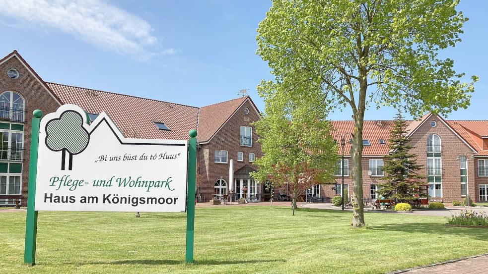 Das Haus am Königsmoor in Veenhusen wurde im März 2001 eröffnet. Heute verfügt die Einrichtung über 95 Pflegeplätze. Foto: Rull