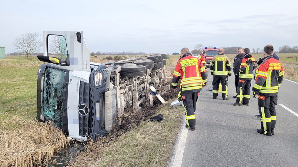 Einsatzkräfte sind vor Ort. Foto: Heinz Wagenaar
