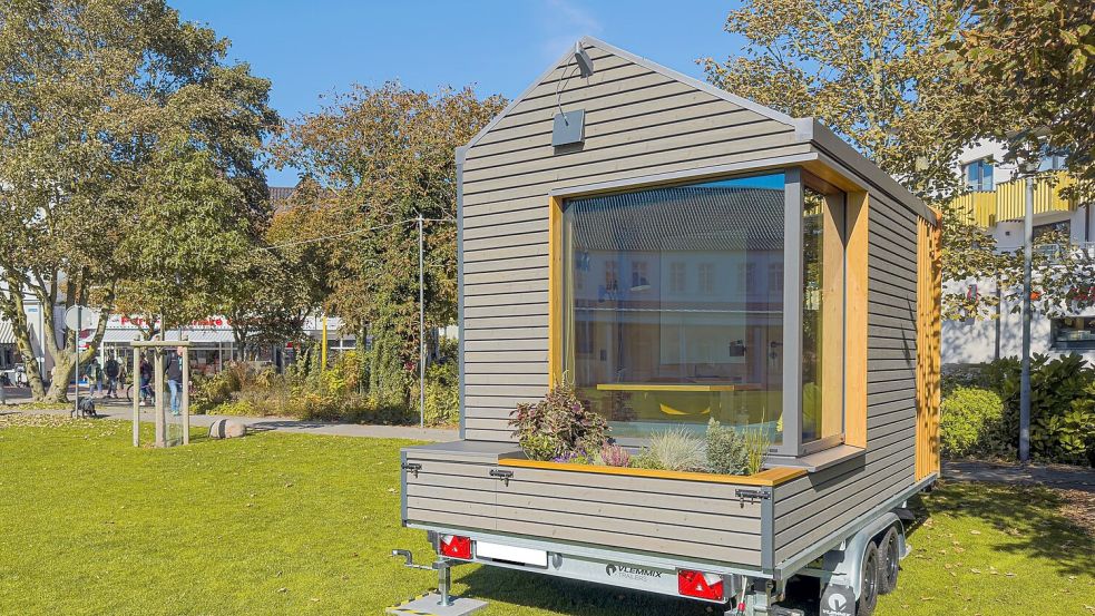 „NEYWORK – Tiny Workspaces“: Die Staatsbad Norderney GmbH hat zwei flotte Tiny-Houses mit hochwertigen Arbeitsplätzen ausgestattet. Foto: Staatsbad Norderney GmbH