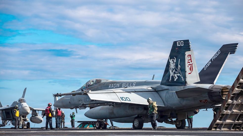 Das US-Militär nutzt für seine Angriffe im Iran unter anderem zwei Flugzeugträger. Foto: Uncredited/U.S. Central Command/