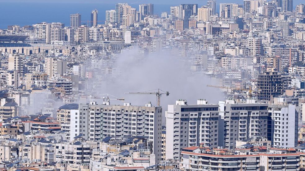 Israel reagiert mit Gegenangriffen auf Attacken der Hisbollah. Foto: Hassan Ammar/AP/dpa