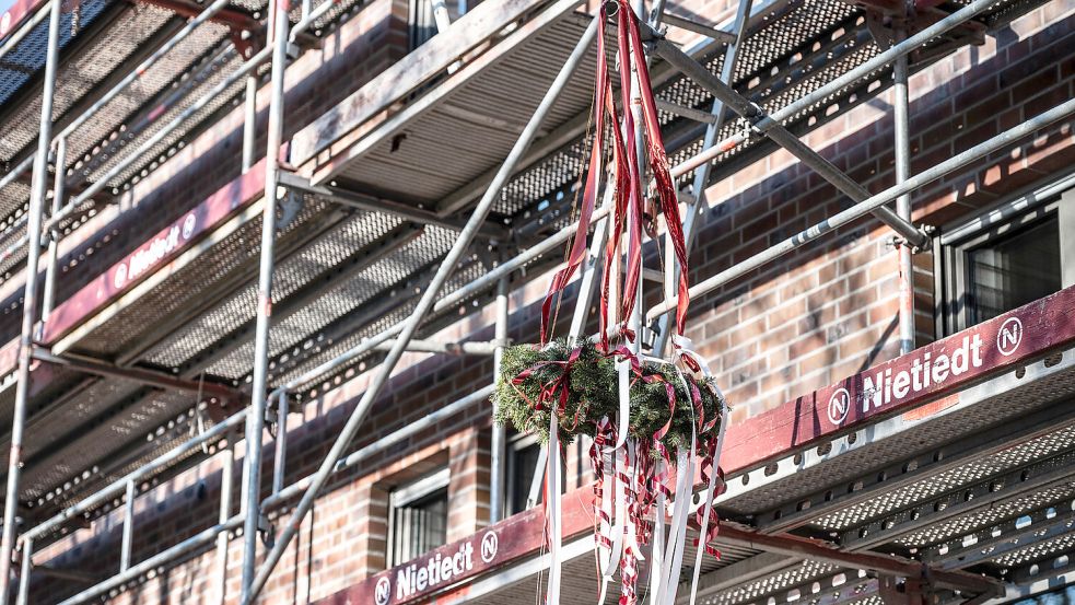 Richtfest: Ein Tag, von dem manche Ostfriesen nur träumen können. Foto: Klaus Ortgies