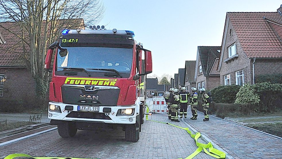 Die Feuerwehr rückte an die Torumer Straße aus. Foto: Bodo Wolters