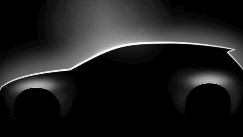 Erste Skizze zur Betriebsversammlung: So soll die Silhouette der neunten Generation des Golf aussehen. Foto: -/Volkswagen AG/dpa