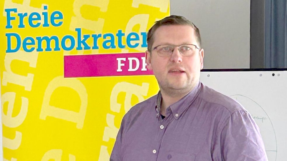 Will Landrat des Landkreises Leer werden: Jens Völker. Foto: FDP