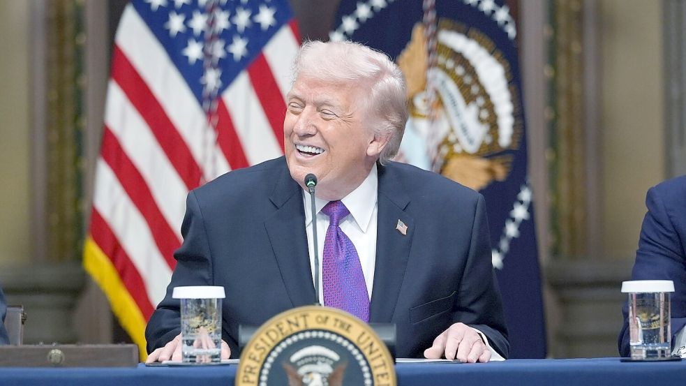 US-Präsident Trump verpflichtet Tech-Konzerne zu eigener Stromproduktion für Rechenzentren. Foto: Jacquelyn Martin/AP/dpa