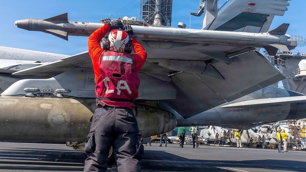 Das US-Militär hat nach eigenen Worten Irans Kampfkraft geschwächt. Foto: -/U.S. Navy/U.S. Central Command