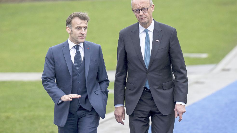 Die Spannungen zwischen Merz und Macron nehmen zu. Mehrere Hürden stehen der deutsch-französischen Freundschaft im Weg. Foto: IMAGO/ZUMA Press Wire