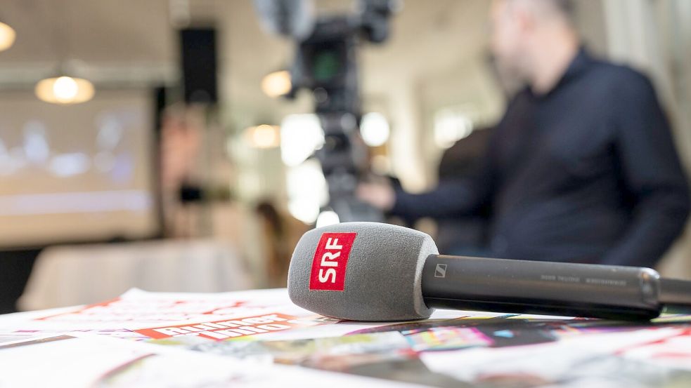 Das Medienhaus SRG, zum dem auch das SRF gehört, kann aufatmen. Foto: Alessandro Della Valle/KEYSTONE/