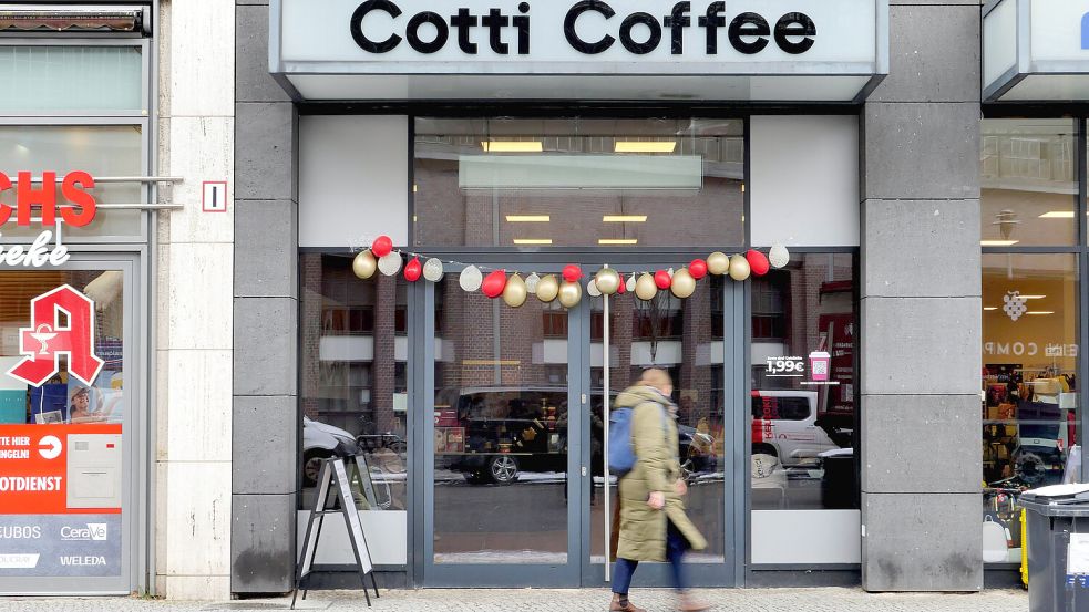 Eine neue Filiale von Cotti Coffee in Berlin. Seit Anfang des Jahres gibt es die ersten Läden der globalen Kette in Deutschland. Foto: www.imago-images.de