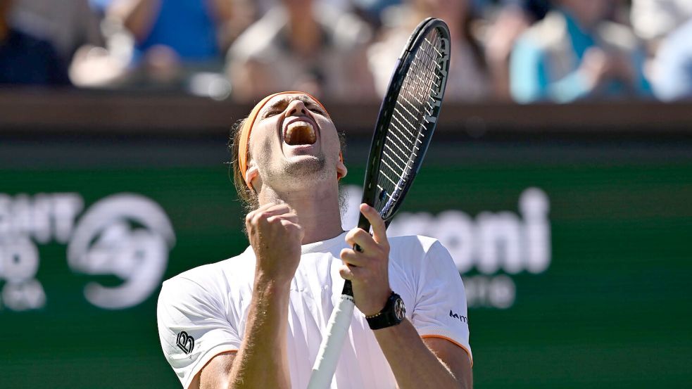 Steht im Viertelfinale von Indian Wells: Alexander Zverev. (Archiv-Foto) Foto: Charles Baus