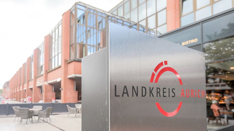 Die Auricher Kreisverwaltung hat ihren Hauptsitz im Carolinenhof am Fischteichweg.Foto: Romuald Banik