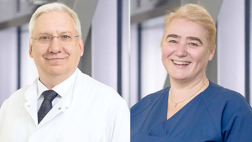 Chefarzt Dr. med Hans-Georg von Wysiecki und Oberärztin Yvette Hondebrink. Fotos: Akka Fotografie