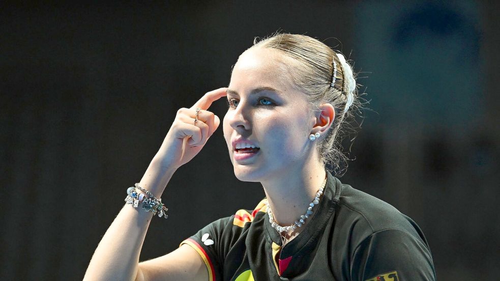 Tischtennis-Star Annett Kaufmann. Foto: Manfred Schillings