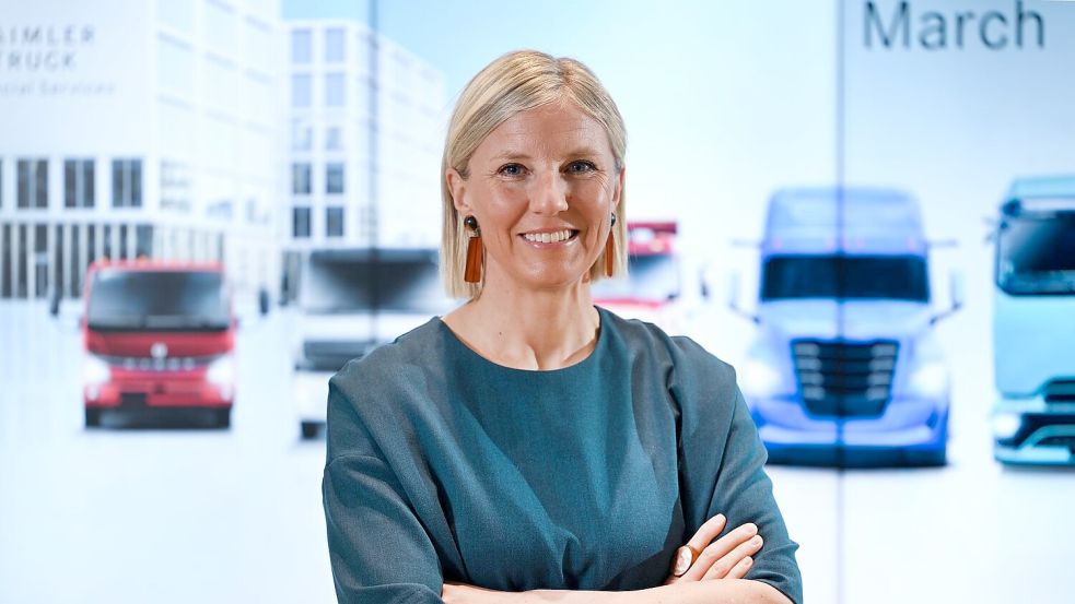 Daimler-Truck-Chefin Karin Rådström: Herausforderndes Geschäftsumfeld. (Archivbild) Foto: Bernd Weißbrod