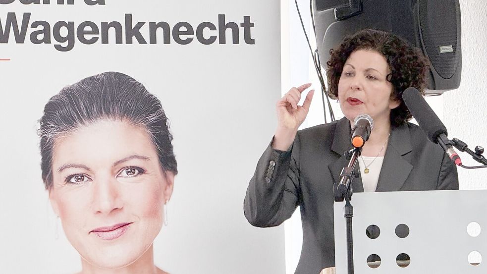 Zur Absenkung der hohen Sprit- und Energiepreise fordert die BSW-Bundesvorsitzende Amira Mohamed Ali die Rückkehr zu russischem Öl und Gas. Foto: Iris Leithold/dpa-Zentralbild/dp