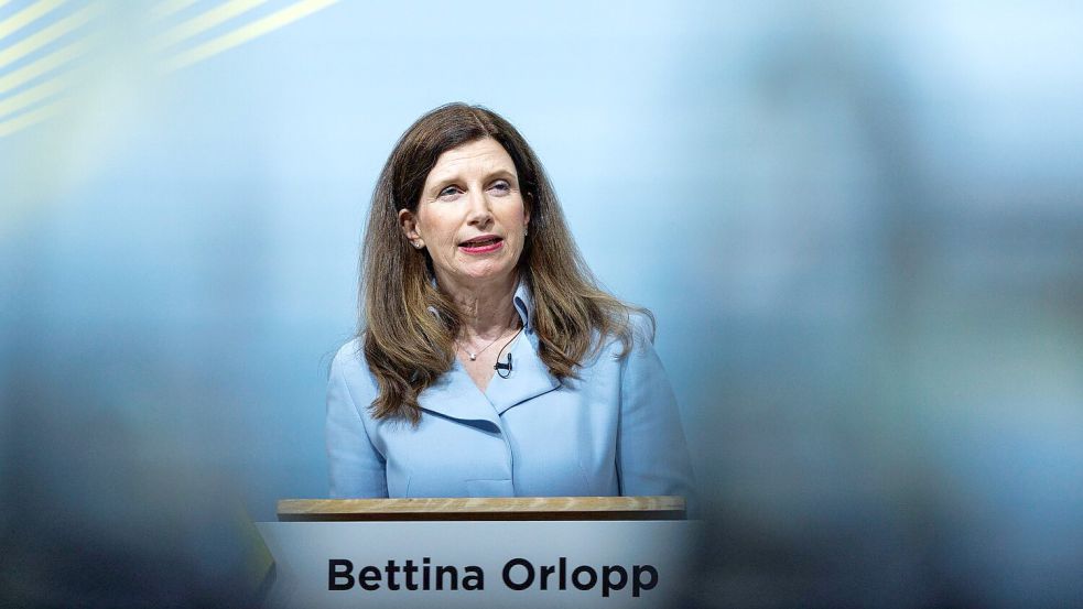 Bettina Orlopp will die Eigenständigkeit der Commerzbank retten. (Archivbild) Foto: Hannes P Albert/dpa
