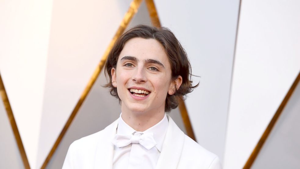 Timothée Chalamet, damals 22, bei den Oscars 2018 auf dem roten Teppich des Dolby Theatre in Hollywood. (Archivbild) Foto: Jordan Strauss/Invision/AP/dpa