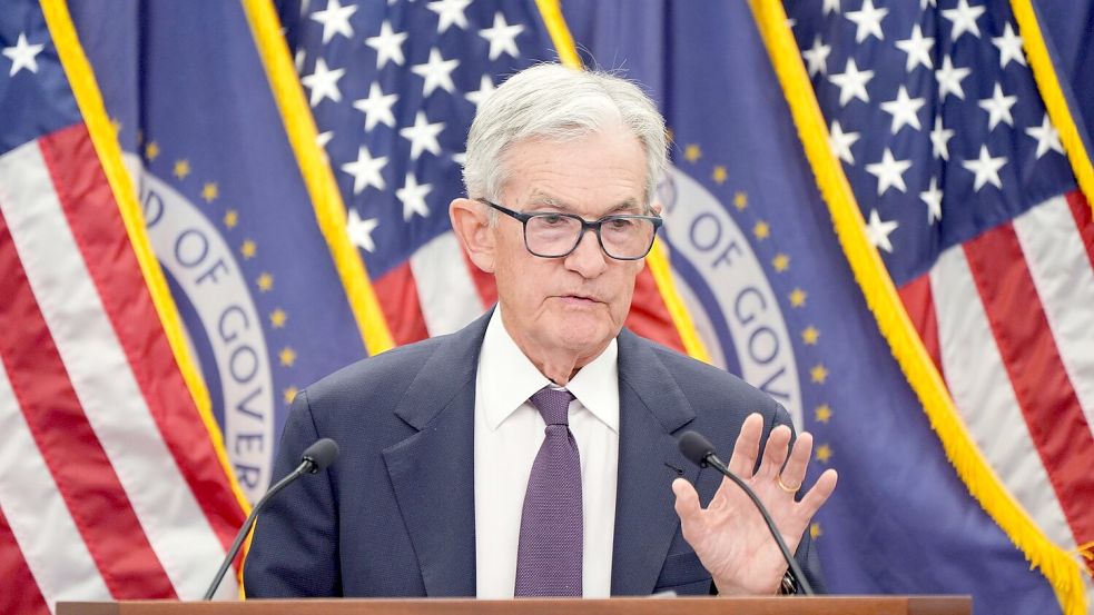 Die Fed hat erneut den Leitzins unberührt gelassen. (Archivbild) Foto: Jacquelyn Martin/AP/dpa