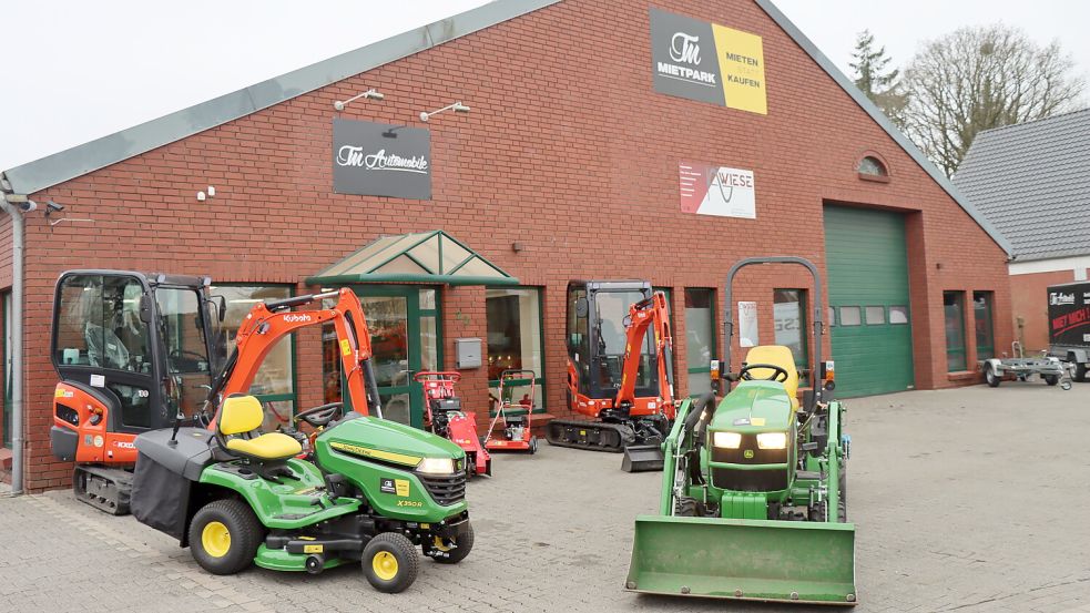 Die Firmen TM Mietpark und Wiese Elektro- & Automatisierungstechnik Gmbh sind unter einem Dach vereint, aber selbstständige Firmen. Fotos: Axel Wittich