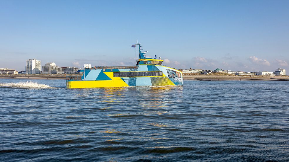 Die „Frisia E I“ fährt voll elektrisch. Foto: AG Reederei Norden-Frisia