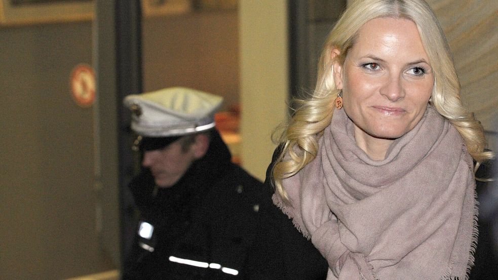 Kronprinzessin Mette-Marit im Jahr 2012: Zu dieser Zeit hatte sie Kontakt zu Epstein. Foto: Emily Wabitsch