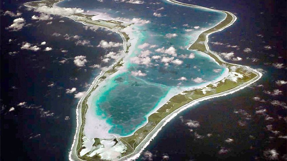 Iranische Raketen flogen in Richtung Diego Garcia. (Archivbild) Foto: Uncredited/US Navy via AP/dpa