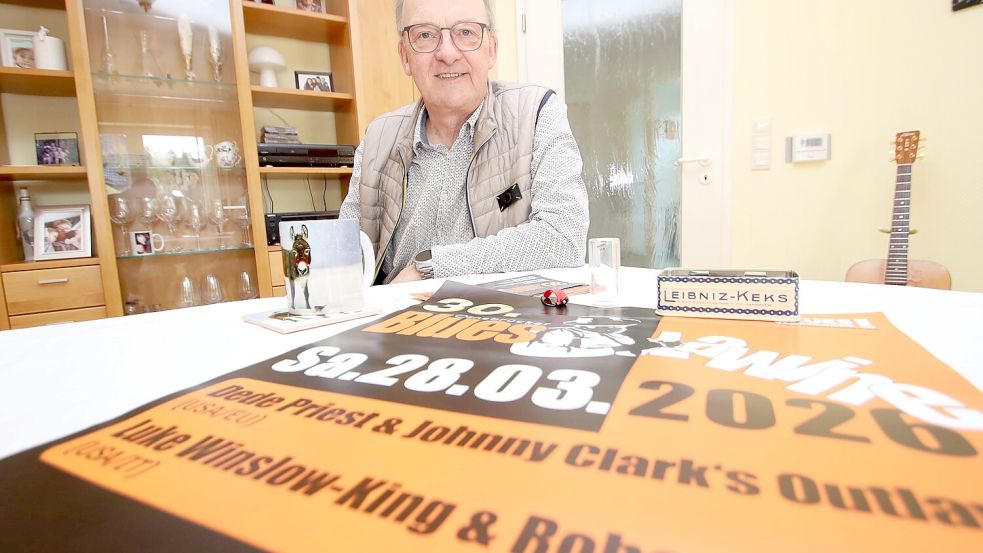 Am 28. März ist Schluss. Dann findet die letzte Blueslawine in Osnabrück statt. Sie wurde jahrzehntelang von dem Verein Bluesverstärker organsiert, dessen 2. Vorsitzender Werner Hülsmann ist. Foto: Thomas Wübker