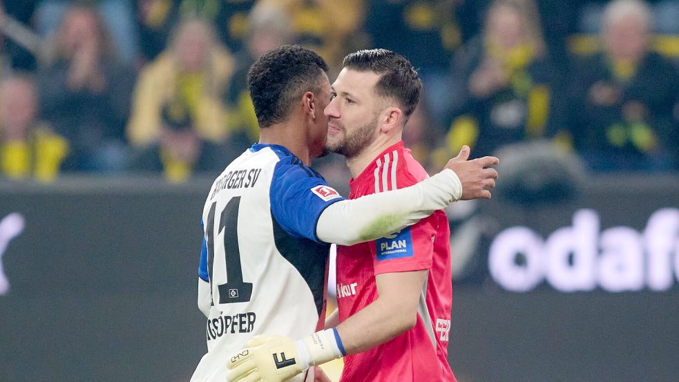 HSV-Keeper Heuer Fernandes war bester Mann bei den Gästen. Foto: Bernd Thissen