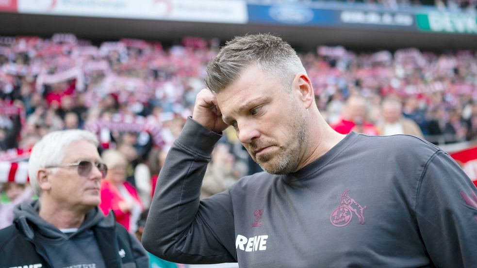 Vieles deutete auf ein Aus von Lukas Kwasniok als Trainer des 1. FC Köln hin. Foto: Marius Becker
