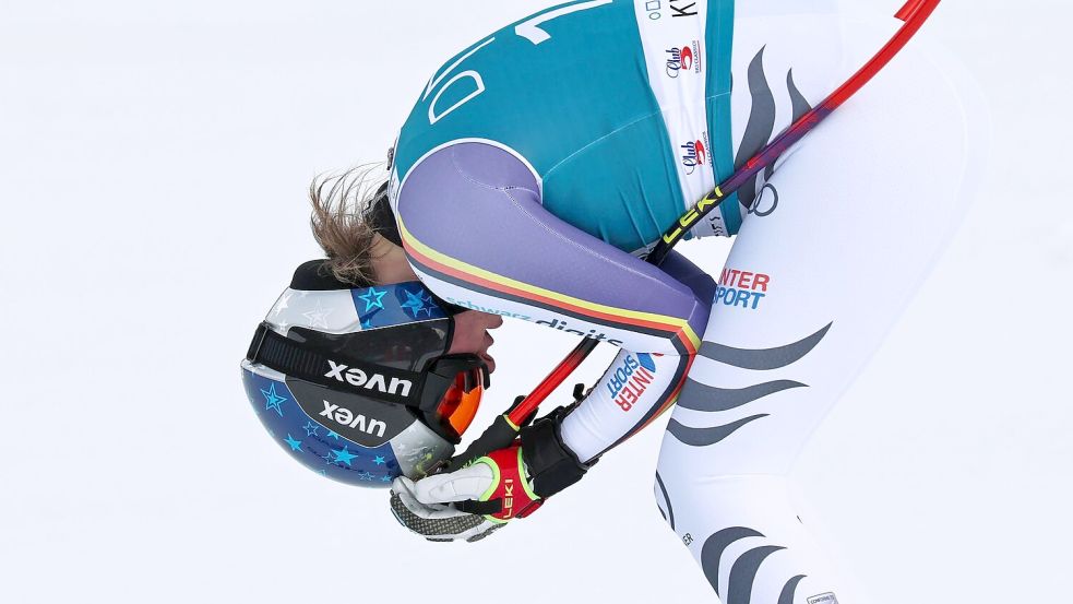 Emma Aicher verpasste den Gewinn der Abfahrts-Gesamtwertung. Foto: Marco Trovati/AP/dpa