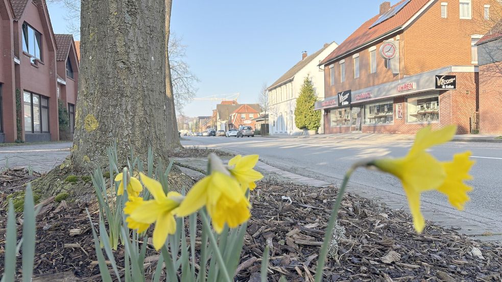 Aktuell berät die Politik über ein Gestaltungskonzept für die Bahnhofstraße. Es gibt zwei Varianten. Foto: Carsten Ammermann