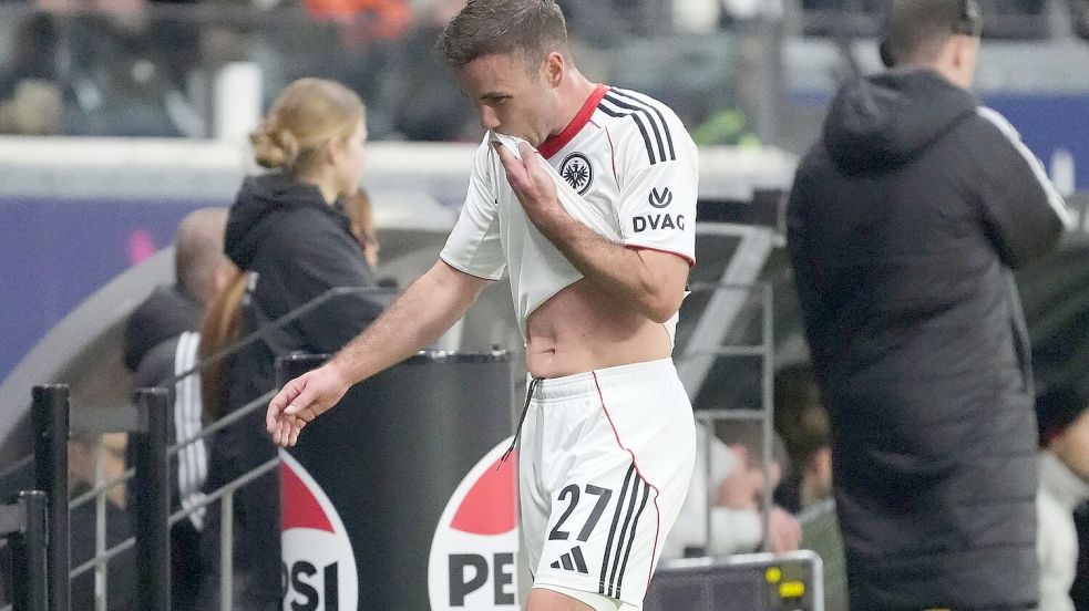 Mario Götze stand in Mainz nicht einmal im Kader von Eintracht Frankfurt. (Archivbild) Foto: Marc Schüler