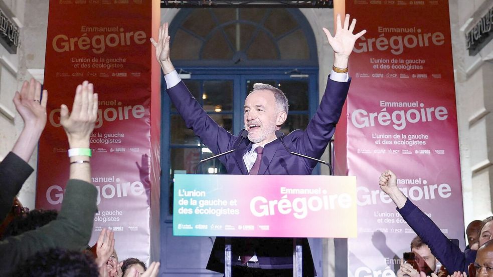Mit Emmanuel Grégoire konnten die Sozialisten das Bürgermeisteramt in Paris verteidigen. Foto: Kenzo Tribouillard/AFP/dpa