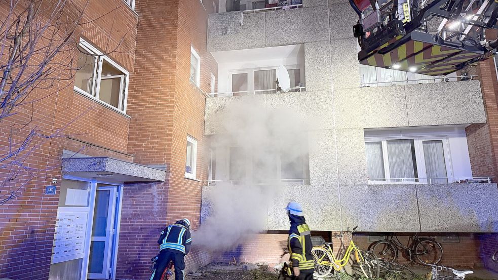 Die Feuerwehr wurde zu einem Einsatz in die Norder Kirchstraße gerufen. Foto: Feuerwehr/Weege