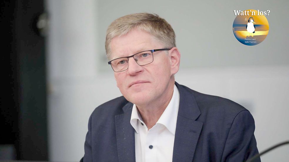 Der Auricher Bürgermeister Horst Feddermann war zu Gast im Podcast „Watt’n los?“. Foto: Romuald Banik/Archiv