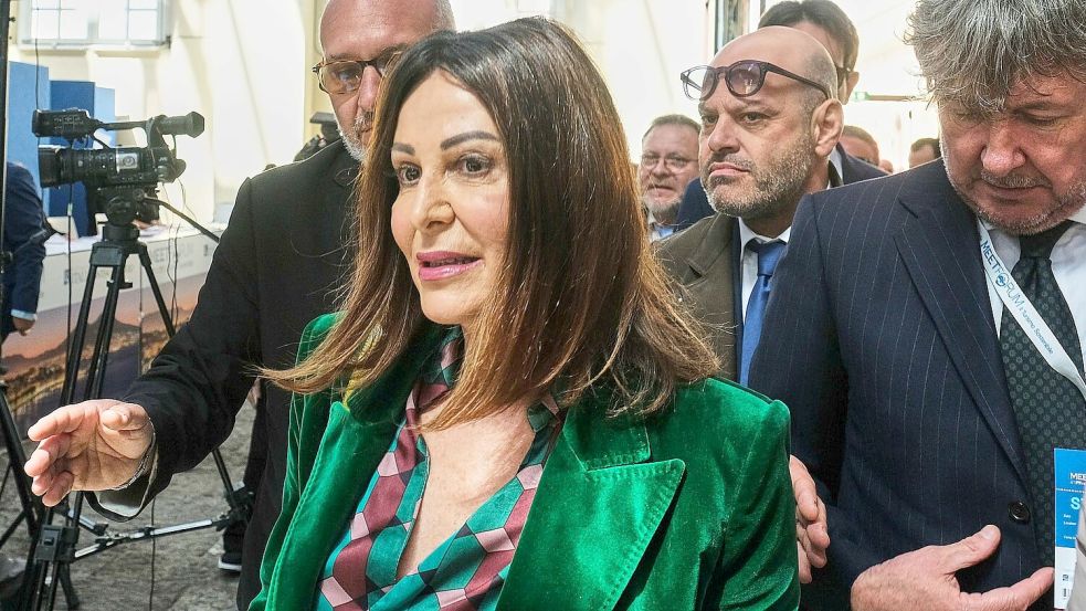 Italiens bisherige Tourismusministerin Daniela Santanchè hat ihren Rücktritt erklärt. (Archivbild) Foto: Antonio Balasco