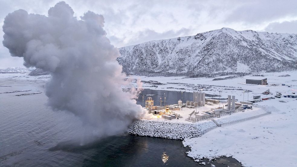 Vorbereitungen zum zweiten Testflug am Weltraumbahnhof in Norwegen. (Handout) Foto: -/Isar Aerospace/dpa