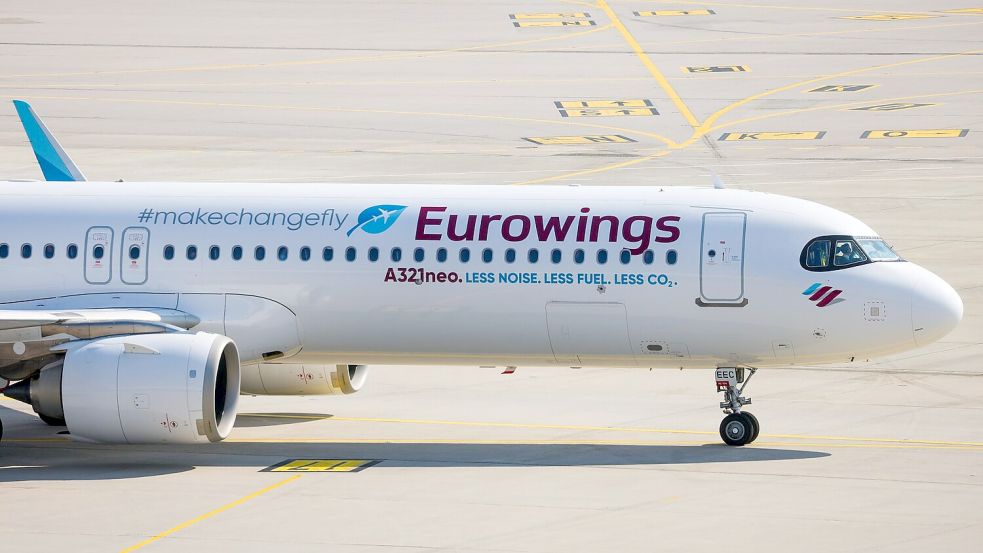 Wegen der hohen Nachfrage fliegt Eurowings zusätzliche Verbindungen nach Westeuropa. (Archivbild) Foto: Christoph Schmidt