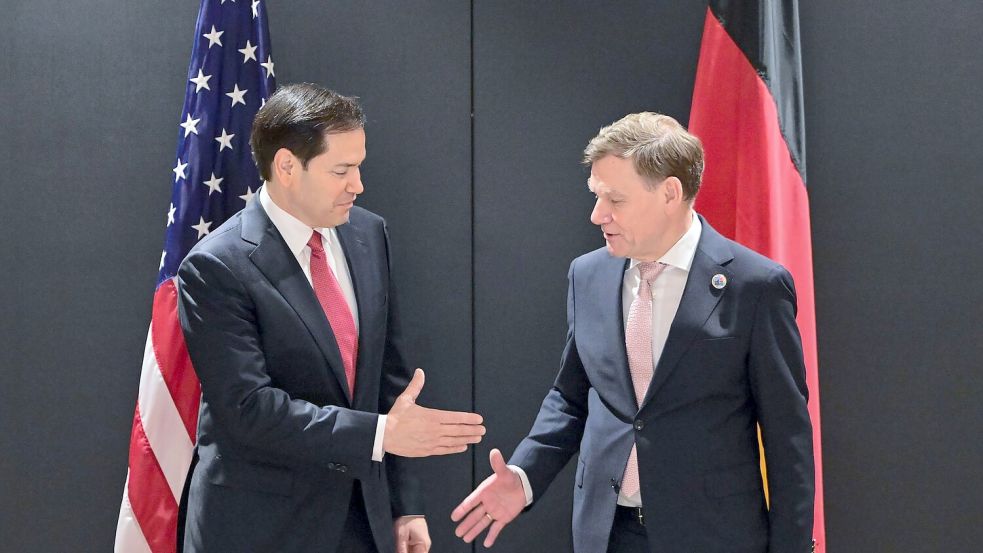 Außenminister Wadephul und sein US-Kollege Rubio finden in der Sache nicht immer zusammen. (Archivbild) Foto: Sebastian Gollnow/dpa