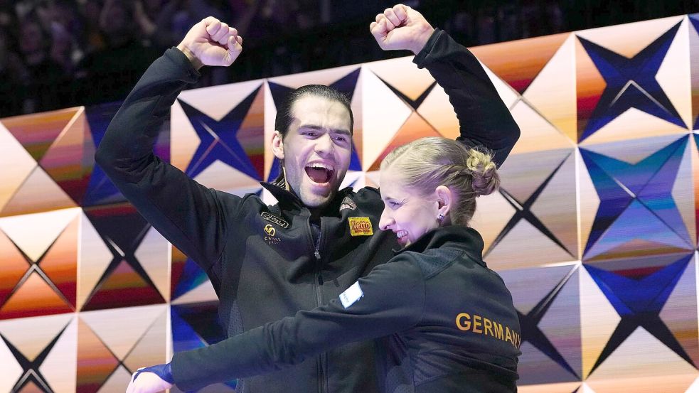 Für Nikita Volodin und Minerva Hase ging mit WM-Gold ein Traum in Erfüllung. Foto: Petr David Josek