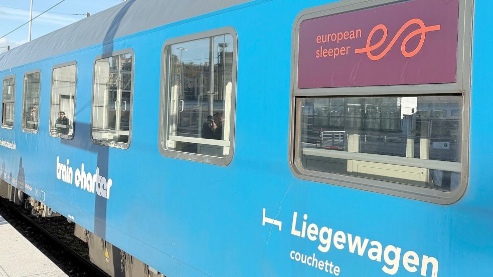 Der neue Nachtzug wird von dem niederländisch-belgischen Unternehmen European Sleeper eingesetzt. Foto: Michael Evers/dpa