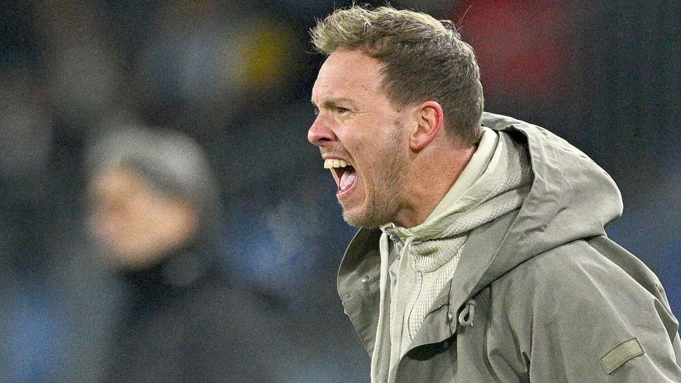 Mit allen Aspekten kann Nagelsmann nach dem Sieg in der Schweiz nicht zufrieden sein. Foto: Tom Weller/dpa