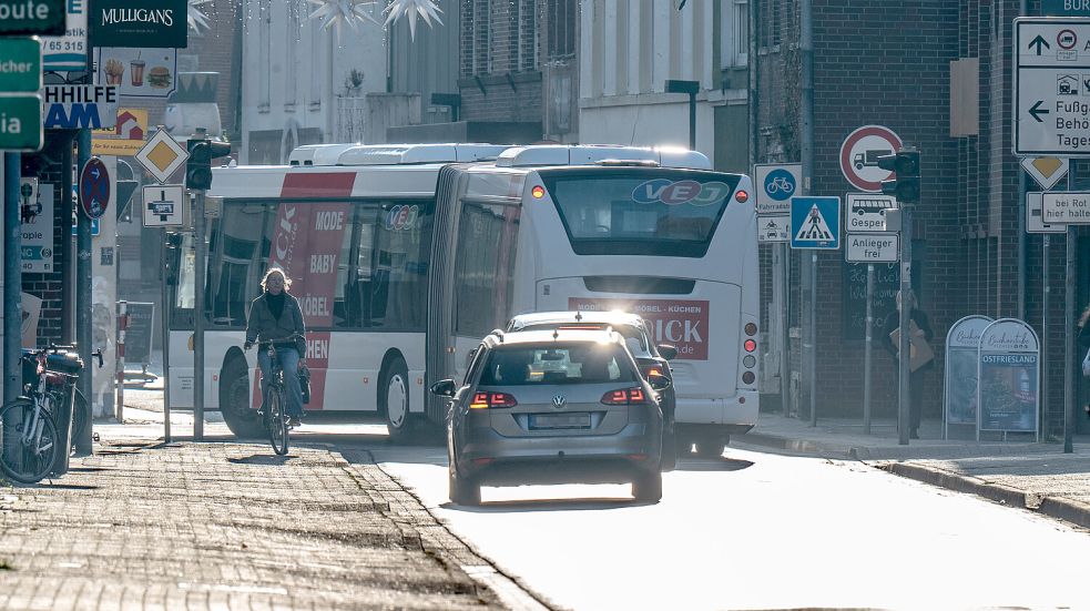 Es gibt bald einen Test zum Busverkehr an der Heisfelder Straße zwischen Bummert und Ostersteg. Foto: Klaus Ortgies/Archiv
