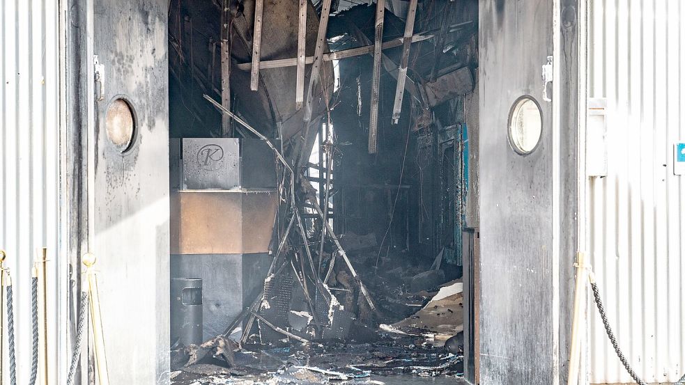 Noch ist völlig unklar, warum das Feuer in der Disco ausbrechen konnte. Foto: -/Feuerwehr Kehl/dpa