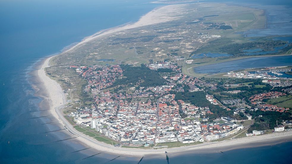 Blick auf Norderney. Foto: DPA