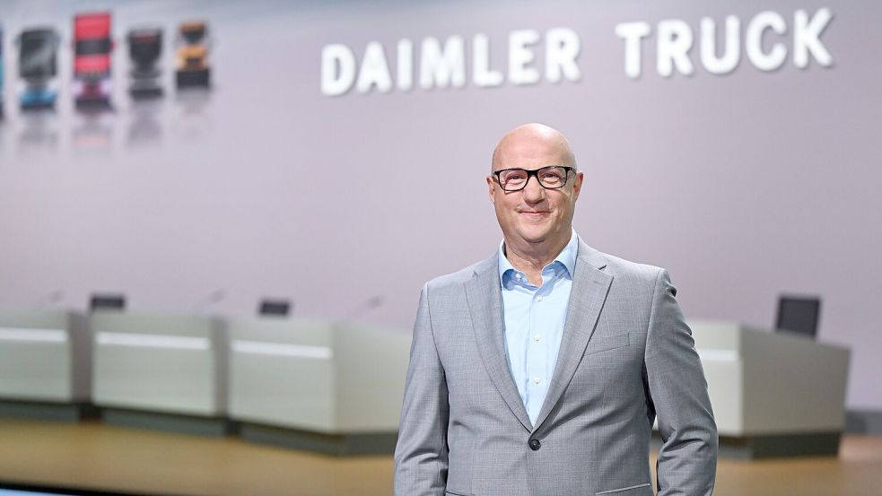 Daimler-Truck-Gesamtbetriebsratschef Michael Brecht: Fokus nicht nur auf Effizienz und Sparen. (Archivbild) Foto: Bernd Weißbrod